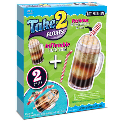 Take2Floats Root Beer Float and Straw Noodle